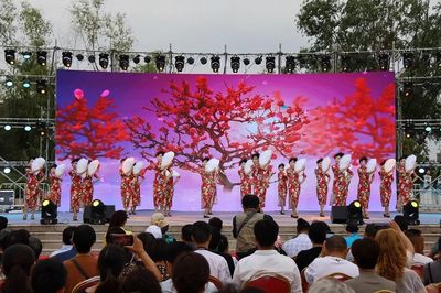 2019首届旗袍文化艺术节在夏邑长寿广场举办